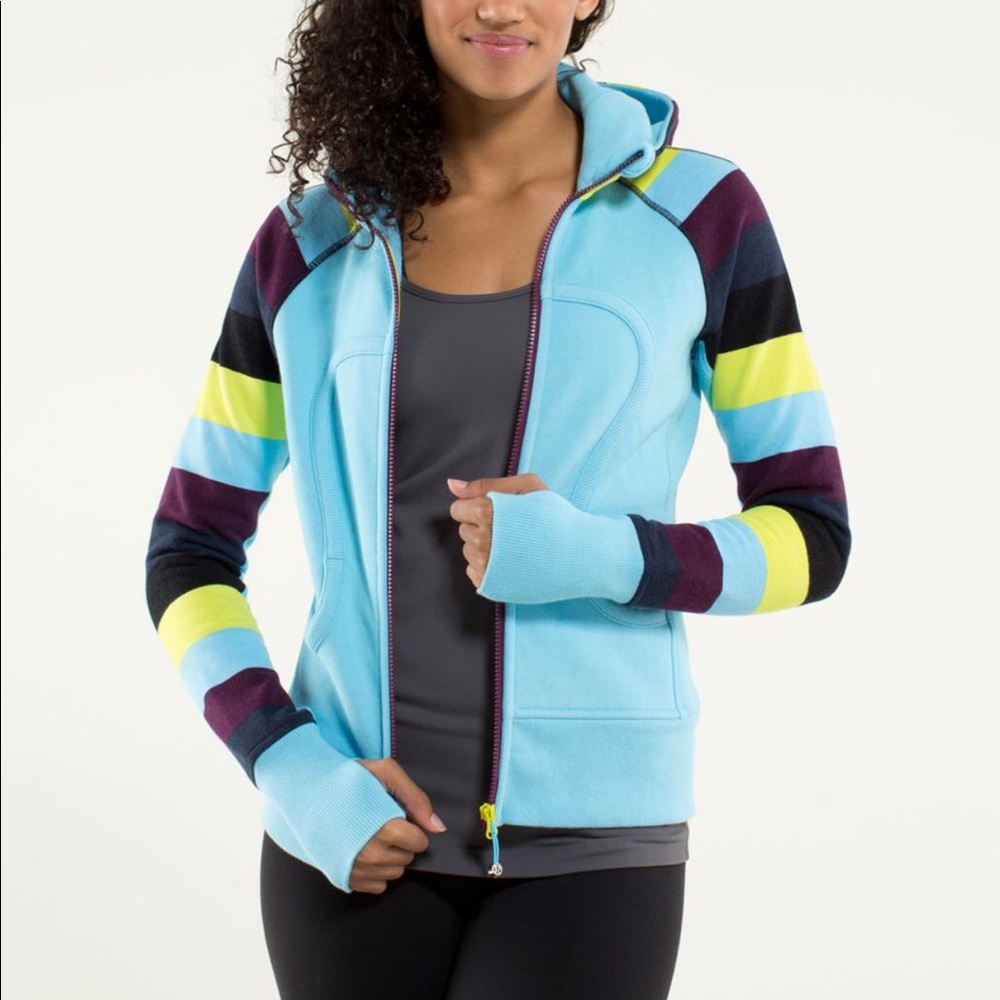 Lululemon Stripe Scuba Hoodie